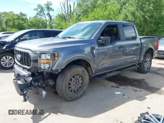2023 Ford F-150 XL with VIN 1FTFW1E54PFC37083, listed as a IAAI auction lot 42247096 with 28,344 mi miles and . Bid and sale history available at DreamBid. Image 2.
