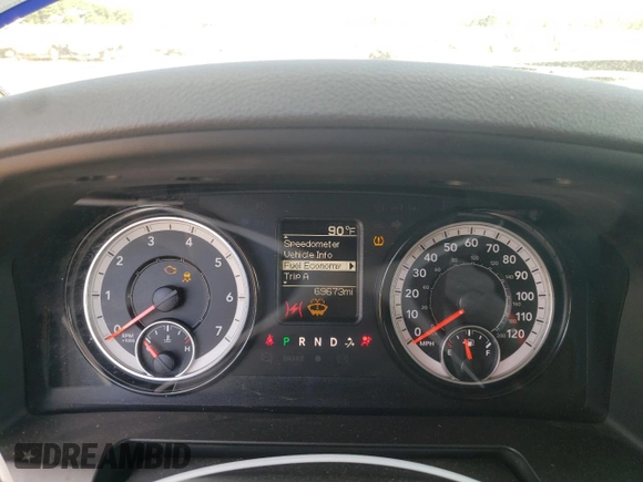 2019 Ram 1500 Classic Tradesman with VIN 1C6RR6FT6KS723948, listed as a Copart auction lot 77573854 with 69,673 mi miles and Salvage Title. Bid and sale history available at carsss.com. Image 9.