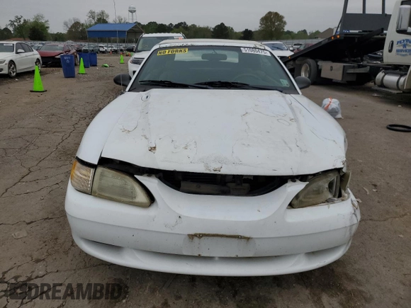 1998 Ford Mustang with VIN 1FAFP4442WF180149, listed as a Copart auction lot 51080475 with 103,736 mi miles and Salvage Title. Bid and sale history available at carsss.com. Image 5.