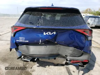 2024 Kia Sportage EX with VIN 5XYK33DF5RG177523, listed as a Copart auction lot 53951615 with 16,573 mi miles and Salvage Title. Bid and sale history available at carsss.com. Image 6.