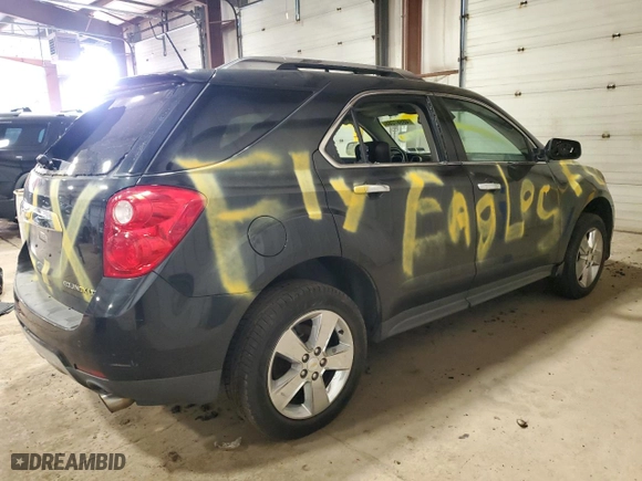 2013 Chevrolet Equinox LTZ with VIN 2GNFLGE38D6265749, listed as a Copart auction lot 48667285 with 0 mi miles and Salvage Title. Bid and sale history available at carsss.com. Image 3.