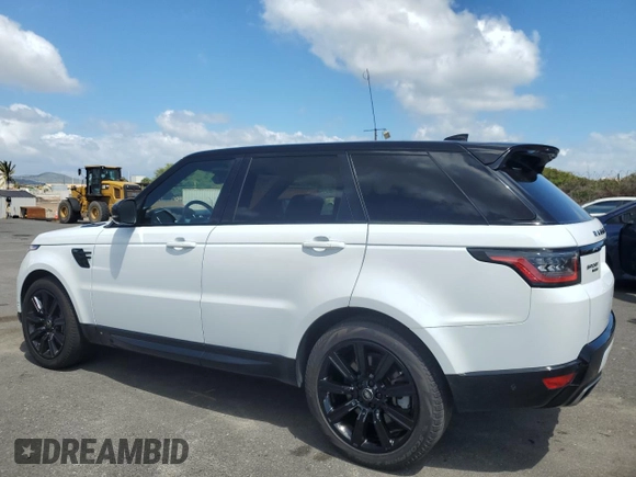 2020 Land Rover Range Rover Sport with VIN SALWR2RY0LA705831, listed as a Copart auction lot 47621465 with 59,647 mi miles and Clean title. Bid and sale history available at DreamBid. Image 2.