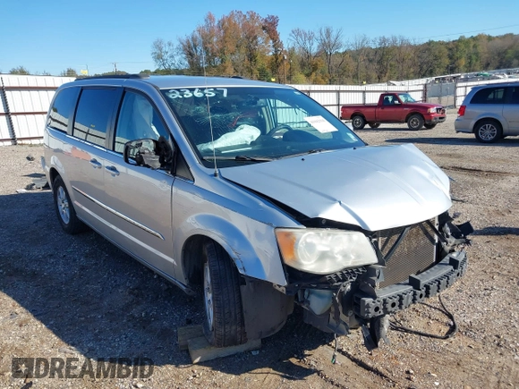 2012 Chrysler Town & Country Touring with VIN 2C4RC1BGXCR338160, listed as a IAAI auction lot 41042918 with 214,961 mi miles and . Bid and sale history available at DreamBid. Image 1.