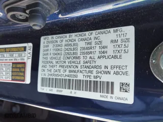 2018 Honda CR-V LX with VIN 2HKRW5H31JH400350, listed as a IAAI auction lot 41841871 with 74,231 mi miles. Bid and sale history available at carsss.com. Image 9.