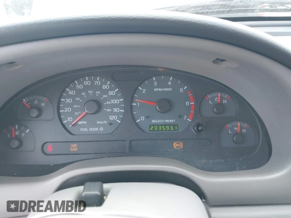 2004 Ford Mustang Standard with VIN 1FAFP40604F229241, listed as a IAAI auction lot 41783211 with 203,593 mi miles. Bid and sale history available at carsss.com. Image 7.