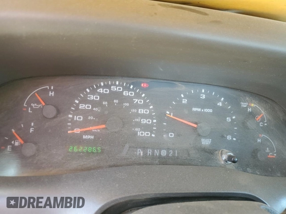 2002 Ford Super Duty F-250 XL with VIN 1FTNF20L72EC58774, listed as a Copart auction lot 66731564 with 262,286 mi miles and Clean Title. Bid and sale history available at carsss.com. Image 9.