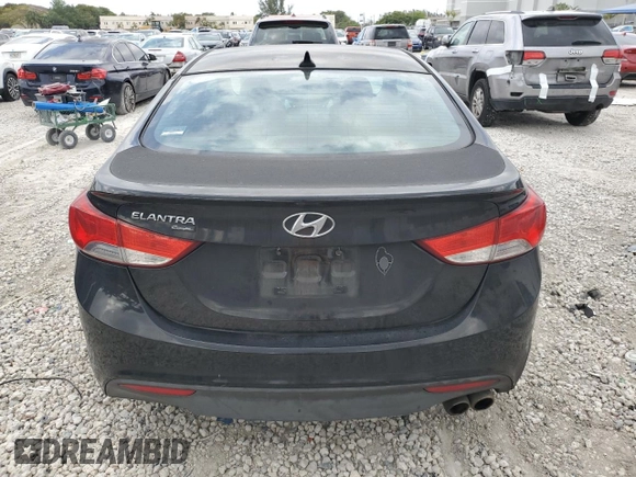 2013 Hyundai Elantra Coupe SE with VIN KMHDH6AE7DU006587, listed as a Copart auction lot 51184105 with 156,546 mi miles and Clean Title. Bid and sale history available at carsss.com. Image 6.