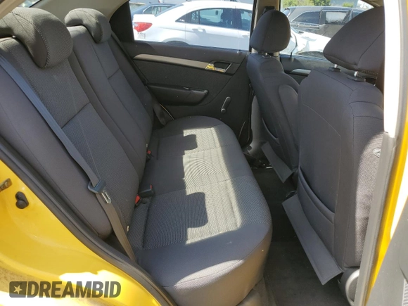 2007 Chevrolet Aveo LS z VIN KL1TD56647B073694, wystawiony jako Copart lot #52380625 z przebiegiem 145 511 mil mil oraz Szkody całkowita. Historia ofert i sprzedaży dostępna na DreamBid. Obrazek 10.