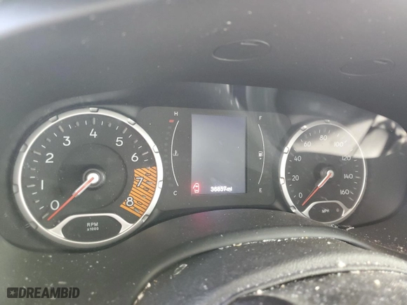 2020 Jeep Renegade Latitude with VIN ZACNJBBB5LPL73219, listed as a Copart auction lot 48596735 with 36,857 mi miles and Salvage Title. Bid and sale history available at carsss.com. Image 9.