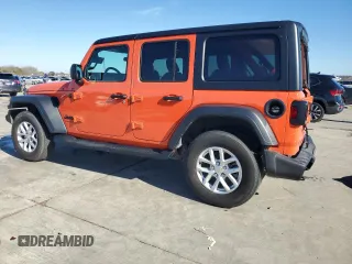 2023 Jeep Wrangler Willys with VIN 1C4HJXDN2PW686743, listed as a Copart auction lot 86203014 with 14,034 mi miles and Clean Title. Bid and sale history available at DreamBid. Image 2.