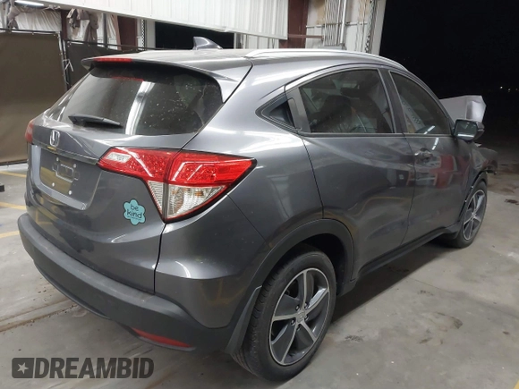 2021 Honda HR-V EX-L with VIN 3CZRU5H79MM706438, listed as a IAAI auction lot 41725466 with 1 mi miles. Bid and sale history available at carsss.com. Image 4.