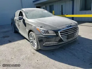 2017 Genesis G80 3.8L with VIN KMHGN4JE8HU184184, listed as a Copart auction lot 44128775 with 81,779 mi miles and Salvage Title. Bid and sale history available at carsss.com. Image 11.