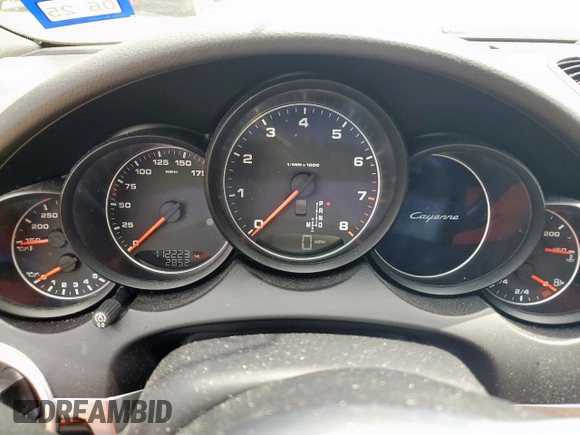 2016 Porsche Cayenne with VIN WP1AA2A24GLA06372, listed as a Copart auction lot 59170335 with 112,223 mi miles and Salvage title. Bid and sale history available at DreamBid. Image 9.