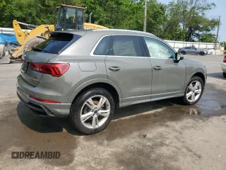 2024 Audi Q3 S line Premium with VIN WA1DECF33R1130720, listed as a Copart auction lot 59292025 with 15,949 mi miles and Salvage title. Bid and sale history available at DreamBid. Image 3.
