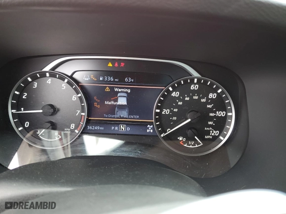 2022 Nissan Frontier S with VIN 1N6ED1CM5NN624981, listed as a Copart auction lot 44170554 with 36,249 mi miles and Salvage Title. Bid and sale history available at carsss.com. Image 9.