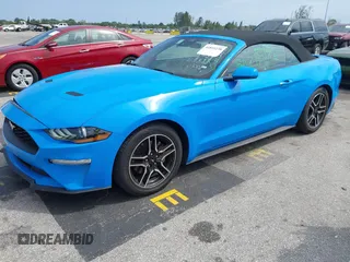 2022 Ford Mustang EcoBoost with VIN 1FATP8UH7N5124791, listed as a IAAI auction lot 41810238 with 57,185 mi miles. Bid and sale history available at carsss.com. Image 18.
