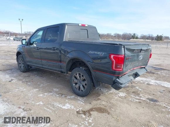 2016 Ford F-150 XLT with VIN 1FTEW1EF5GFC66144, listed as a IAAI auction lot 41607656 with 112,009 mi miles. Bid and sale history available at carsss.com. Image 3.