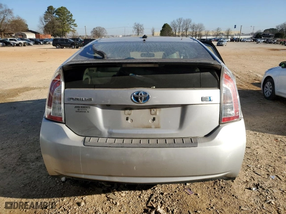 2012 Toyota Prius One with VIN JTDKN3DU7C5431855, listed as a Copart auction lot 48364955 with 153,233 mi miles and Salvage Title. Bid and sale history available at carsss.com. Image 6.