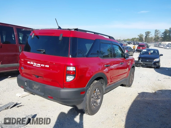 2021 Ford Bronco Sport Big Bend with VIN 3FMCR9B67MRA98566, listed as a IAAI auction lot 38166064 with Not provided miles and . Bid and sale history available at DreamBid. Image 4.