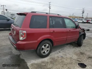 2006 Honda Pilot EX-L with VIN 5FNYF28576B032547, listed as a Copart auction lot 48041325 with 232,900 mi miles and Salvage Title. Bid and sale history available at carsss.com. Image 3.