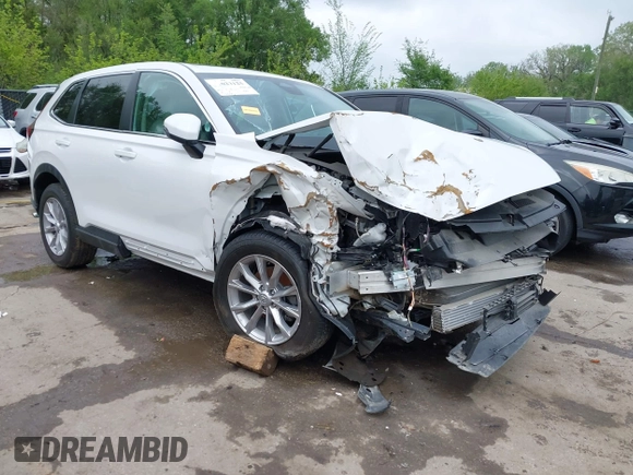 2025 Honda CR-V EX-L with VIN 2HKRS4H78SH407208, listed as a IAAI auction lot 41023125 with 5,817 mi miles and . Bid and sale history available at DreamBid. Image 1.