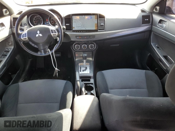 2010 Mitsubishi Lancer GTS with VIN JA32U8FW9AU024586, listed as a Copart auction lot 74710514 with 92,534 mi miles and Salvage Title. Bid and sale history available at DreamBid. Image 8.