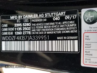 2018 Mercedes-Benz E-Class E 300 with VIN WDDZF4KB7JA339951, listed as a Copart auction lot 67510242 with 51,465 mi miles. Bid and sale history available at carsss.com. Image 12.