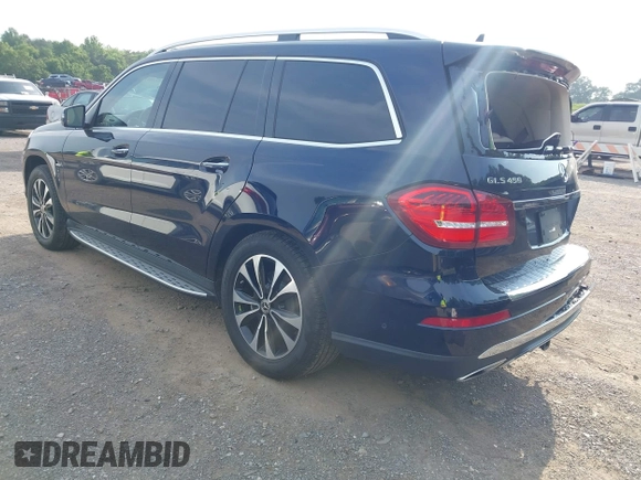 2019 Mercedes-Benz GLS 450 with VIN 4JGDF6EE1KB224162, listed as a IAAI auction lot 42298278 with 42,126 mi miles and . Bid and sale history available at DreamBid. Image 3.