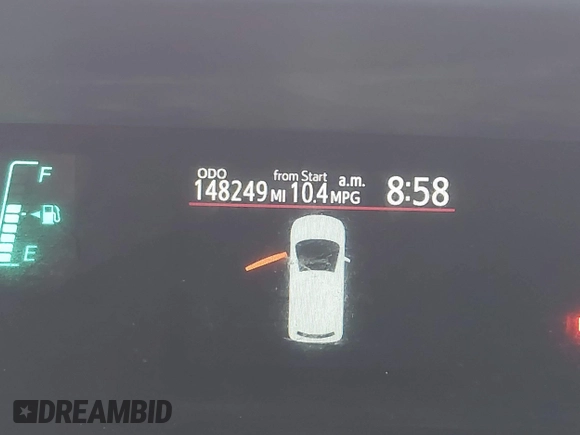 2013 Toyota Prius One with VIN JTDKDTB38D1551198, listed as a IAAI auction lot 41927673 with 148,249 mi miles and . Bid and sale history available at DreamBid. Image 15.