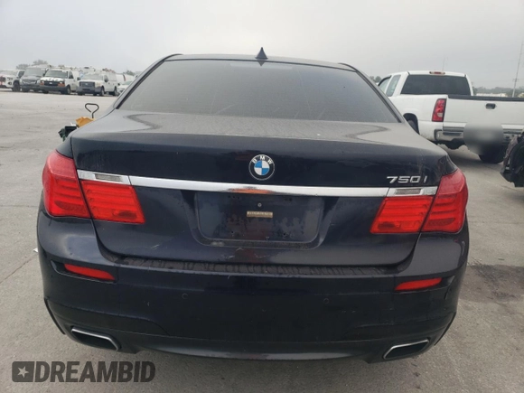 2011 BMW 7 Series 750i with VIN WBAKA8C5XBCY37073, listed as a Copart auction lot 76238914 with 129,493 mi miles and Clean title. Bid and sale history available at DreamBid. Image 6.
