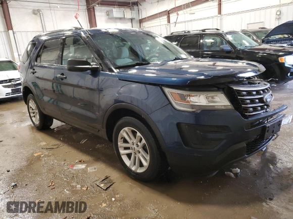 2017 Ford Explorer with VIN 1FM5K8B89HGA99496, listed as a Copart auction lot 43868005 with Not provided miles and Non repairable. Bid and sale history available at DreamBid. Image 4.