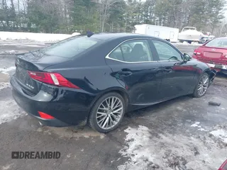 2014 Lexus IS 250 with VIN JTHCF1D24E5001223, listed as a IAAI auction lot 41574243 with 67,515 mi miles. Bid and sale history available at carsss.com. Image 4.