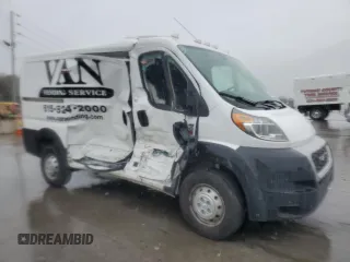 2019 Ram ProMaster Cargo with VIN 3C6TRVNG8KE528859, listed as a Copart auction lot 81265384 with 149,829 mi miles and Salvage Title. Bid and sale history available at DreamBid. Image 4.