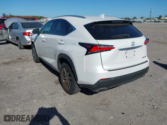 2017 Lexus NX with VIN JTJYARBZ7H2084881, listed as a IAAI auction lot 41833179 with 77,345 mi miles. Bid and sale history available at carsss.com. Image 3.