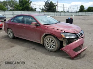 2015 Volkswagen Passat Limited Edition Edition z VIN 1VWAT7A35FC020195, wystawiony jako Copart lot #57860365 z przebiegiem 151 045 mil mil oraz Szkoda całkowita • Salvage title. Historia ofert i sprzedaży dostępna na DreamBid. Obrazek 4.