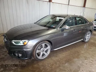 2024 Audi S4 Premium Plus with VIN WAUB4AF41RA054778, listed as a Copart auction lot 51846855 with 5,842 mi miles and Salvage Title. Bid and sale history available at carsss.com. Image 1.