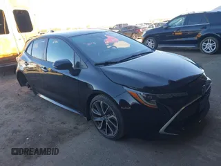 2021 Toyota Corolla Hatchback XSE with VIN JTNC4MBE0M3106000, listed as a IAAI auction lot 41278096 with 67,999 mi miles. Bid and sale history available at carsss.com. Image 1.