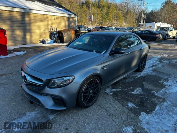 2018 Mercedes-Benz E-Class AMG E 63 S with VIN WDDZF8KB2JA456439, listed as a Copart auction lot 43244865 with 129,767 mi miles and Clean Title. Bid and sale history available at carsss.com. Image 2.