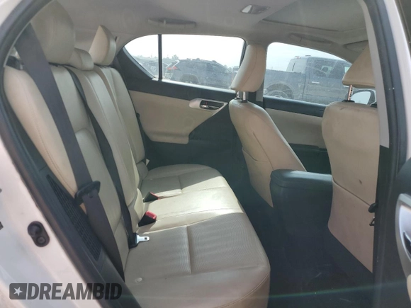2012 Lexus CT 200h with VIN JTHKD5BHXC2057097, listed as a Copart auction lot 44945065 with 257,013 mi miles and Salvage title. Bid and sale history available at DreamBid. Image 10.