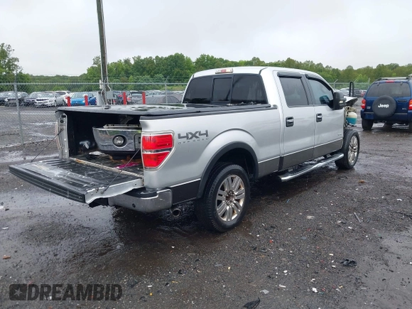 2011 Ford F-150 XLT with VIN 1FTFW1ETXBFC46619, listed as a IAAI auction lot 42509401 with 141,889 mi miles and . Bid and sale history available at DreamBid. Image 4.