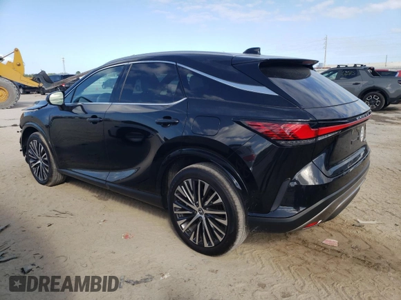 2023 Lexus RX with VIN 2T2BAMBA4PC012229, listed as a Copart auction lot 74215343 with 2,644 mi miles. Bid and sale history available at carsss.com. Image 2.