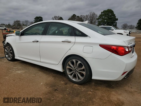 2014 Hyundai Sonata Limited with VIN 5NPEC4AB7EH818369, listed as a Copart auction lot 48346525 with 139,255 mi miles and Salvage Title. Bid and sale history available at DreamBid. Image 2.