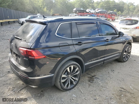 2020 Volkswagen Tiguan SEL Premium R-Line with VIN 3VV4B7AX9LM164690, listed as a Copart auction lot 71342434 with 62,009 mi miles and Salvage Title. Bid and sale history available at carsss.com. Image 3.