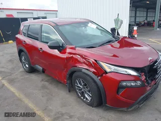 2024 Nissan Rogue S with VIN 5N1BT3AB2RC690956, listed as a IAAI auction lot 41683106 with 6,273 mi miles. Bid and sale history available at carsss.com. Image 1.
