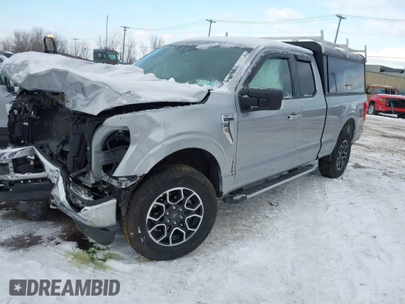 2021 Ford F-150 XL with VIN 1FTFX1E54MFC43510, listed as a IAAI auction lot 41251459 with 15,391 mi miles and . Bid and sale history available at DreamBid. Image 2.