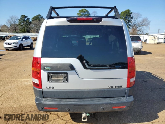 2006 Land Rover LR3 HSE with VIN SALAG25416A371204, listed as a Copart auction lot 43288965 with 183,636 mi miles and Salvage title. Bid and sale history available at DreamBid. Image 6.
