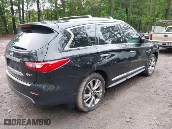 2015 Infiniti QX60 with VIN 5N1AL0MM7FC528002, listed as a IAAI auction lot 42260916 with 228,379 mi miles and . Bid and sale history available at DreamBid. Image 4.