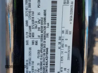 2020 Ford F-150 XL with VIN 1FTEW1E40LKD19946, listed as a Copart auction lot 88269985 with 137,622 mi miles and Salvage title. Bid and sale history available at DreamBid. Image 12.