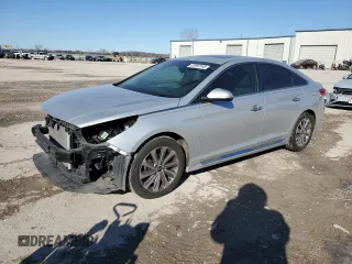 2017 Hyundai Sonata Sport with VIN 5NPE34AF5HH523696, listed as a Copart auction lot 42559145 with 96,839 mi miles and Salvage Title. Bid and sale history available at carsss.com. Image 1.