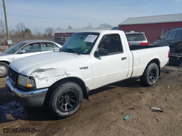2002 Ford Ranger XL with VIN 1FTYR10D02PB21638, listed as a IAAI auction lot 41781516 with 154,985 mi miles. Bid and sale history available at carsss.com. Image 6.